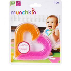 Munchkin Ice Heart Gel Teether, +3 Months