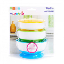 Load image into Gallery viewer, Munchkin Stay Put - Bowl with suction cup, 3 package, +6 Months
