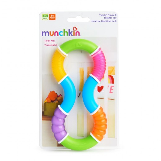 Munchkin Twisty Figure 8 Teether Toy, +6 Months