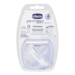 Chicco Physio Soft Soother Silicone, +4 Months, 1 Piece Neutral