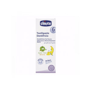 Chicco Fluoride Free Toothpaste, Apple and Banana Flavor