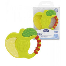 Load image into Gallery viewer, Chicco Fresh Relax Teething Ring, +3 Months, Apple or Strawberry
