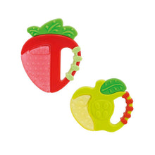 Load image into Gallery viewer, Chicco Fresh Relax Teething Ring, +3 Months, Apple or Strawberry
