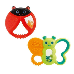 Chicco Funny Relax Teether, +6 Months, Butterfly or Ladybug