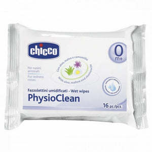 Chicco Wet Wipes PhysioClean 16 Pieces