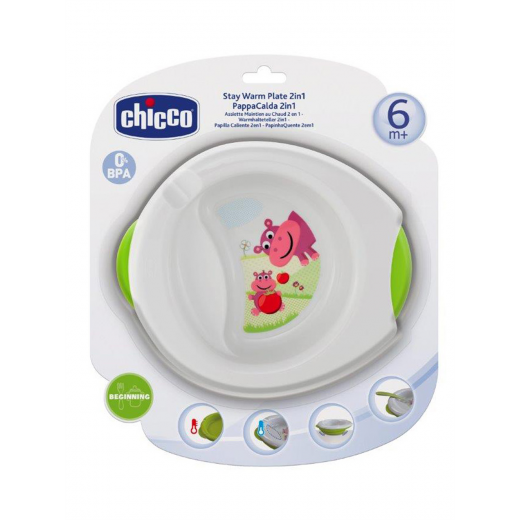 Chicco Stay Warm Plate 2 in1 6 Months