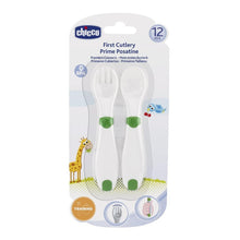 Load image into Gallery viewer, Chicco First Cutlery 12 Months
