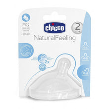 Load image into Gallery viewer, Chicco Natural Feeling Teat (2M+) Medium Flow 1 Piece
