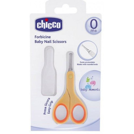 Chicco New Baby Nail Scissors, Orange