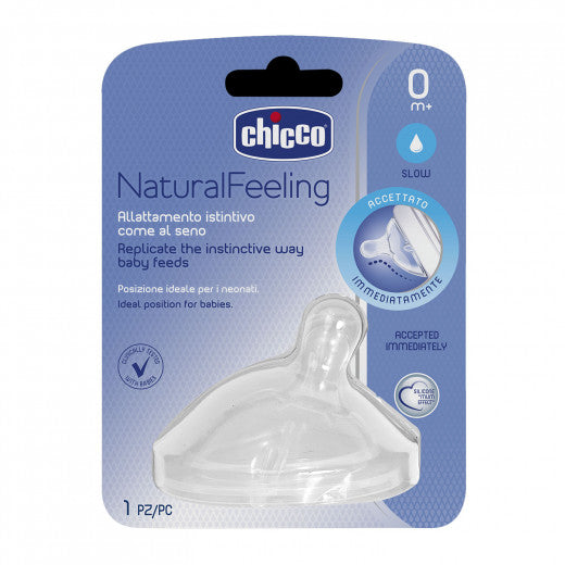 Chicco Natural Feeling Teat (0M+) Regular Flow 1 Piece