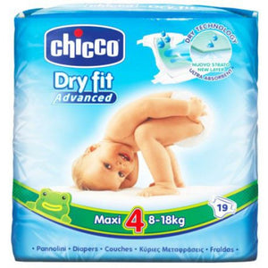 Chicco Dry Fit Plus Size 4 Maxi 8-18 Kg 19 PCS