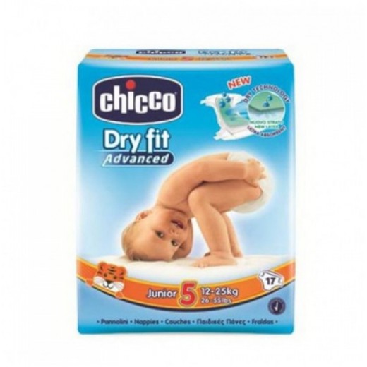 Chicco Dry Fit Plus Size 5 Junior 12-25 Kg 17 PCS