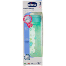 Load image into Gallery viewer, Chicco Well Being Feeding Bottle Green - 250 ml
