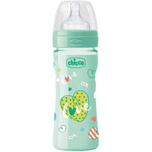 Load image into Gallery viewer, Chicco Well Being Feeding Bottle Green - 250 ml
