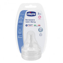 Load image into Gallery viewer, Chicco Well Being Silicone Teat (+2m)
