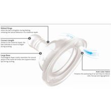 Load image into Gallery viewer, Chicco Well Being Teat, +6 months, Food Silicone, 2 pieces
