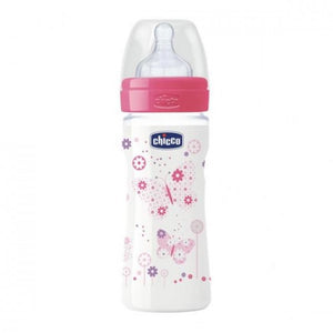 Chicco Silicone Well Being Feeding Bottle (250 ml)