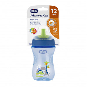 Chicco First Straw Trainer No Spill Sippy Cup , 266ml, +12 Months