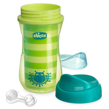 Load image into Gallery viewer, Chicco NaturalFit Insulated Rim Spout Trainer Sippy Cup, 9 Ounce, Green
