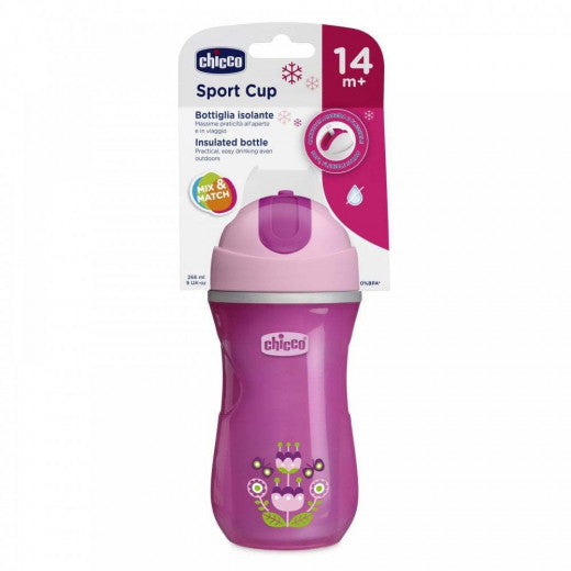 Chicco Sport Cup, 266 ml, Girl, +14 Months