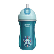 Load image into Gallery viewer, Chicco Sport Straw Cup with Insulating Wall, +14 Months Blue
