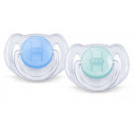 Load image into Gallery viewer, Philips Avent Transparent Classic pacifier, 2 Pack, 6-18 Months
