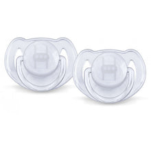 Load image into Gallery viewer, Philips Avent Transparent Classic pacifier, 2 Pack, 6-18 Months
