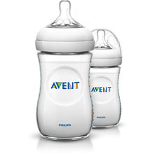 Load image into Gallery viewer, Philips Avent Natural Feeding Bottle 260ml, Pack of 2, 1+ Months
