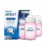 Load image into Gallery viewer, Philips Avent Classic Plus Slow Flow Baby Bottle Pink, 260 ml, 2 Pack
