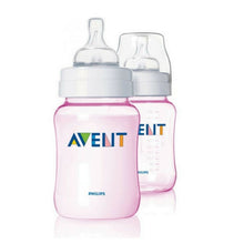 Load image into Gallery viewer, Philips Avent Classic Plus Slow Flow Baby Bottle Pink, 260 ml, 2 Pack
