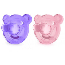 Load image into Gallery viewer, Philips Avent Soothie Shapes Pacifier, Pink &amp; Purple, 0-3 Months
