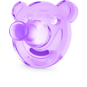 Philips Avent Soothie Shapes Pacifier, Pink & Purple, 0-3 Months