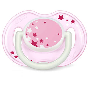 Philips Avent Pacifiers Night Time Pink 2 Pack, 0-6 Months