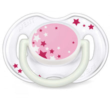 Load image into Gallery viewer, Philips Avent Pacifiers Night Time Pink 2 Pack, 0-6 Months
