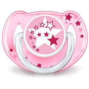 Philips Avent Pacifiers Night Time, 2 Pack, Pink, 6-18 Months