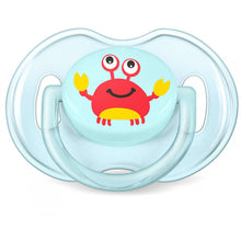 Load image into Gallery viewer, Philips Avent Classic pacifier, Crab &amp; Penguin, 2 Pack, 0-6 Months
