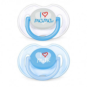 Philips Avent I Love Mama Classic pacifier, 2 Pack, 0-6 Months