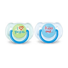 Load image into Gallery viewer, Philips Avent Soother I Love Baba, 2 Pack, 6-18 Months
