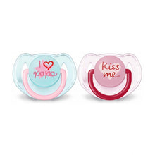 Load image into Gallery viewer, Philips Avent Soother I Love Baba, 2 Pack, 6-18 Months
