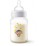 Philips Avent Classic+ Baby Bottle 260 ml, Monkey, 1+ Months