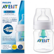 Load image into Gallery viewer, Philips Avent Anti Colic Bottle with Airfree Valve, 125 ml, Pack of 1, Clear, 0+ Month
