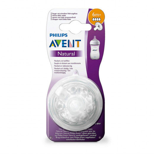 Philips Avent Natural Nipple, 2 Pack, +6 Months