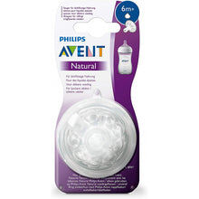 Load image into Gallery viewer, Philips Avent Natural Nipple for Thick Feed, 2 Pack, +6 Months
