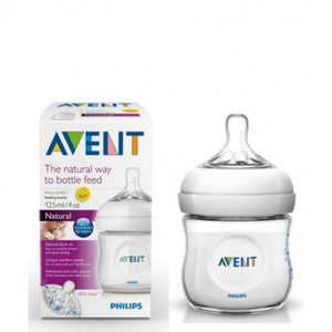 Philips Avent Natural Baby Bottle 125ml, 1 Pack, 0+Months