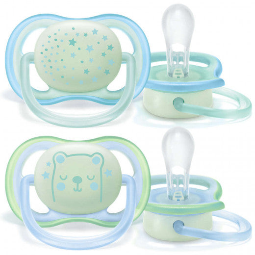 Philips Avent Ultra Air Pacifiers Pacifier, 0-6 Months, Blue