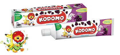 Kodomo Lion Grape Flavoured Toothpaste - 45 gm