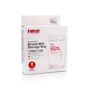 Farlin - Breast Milk Storage Bag / 200 ml / 20+2 per pack