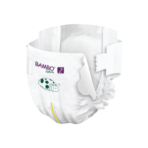 Bambo Nature Diapers Size 2 (3-6 kg), 30 diapers