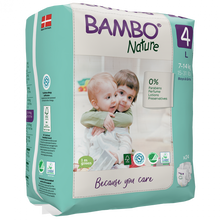 Load image into Gallery viewer, Bambo Nature Diapers Size 4 (7-14 Kg), 24 diapers
