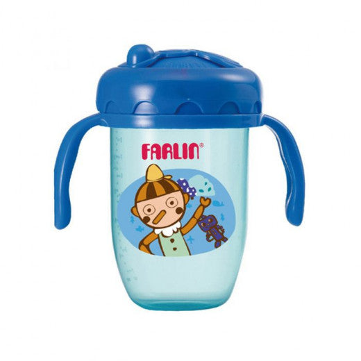 Farlin - Gulu Gulu 2 Straw Drinking Cup 240ML, +12 Months